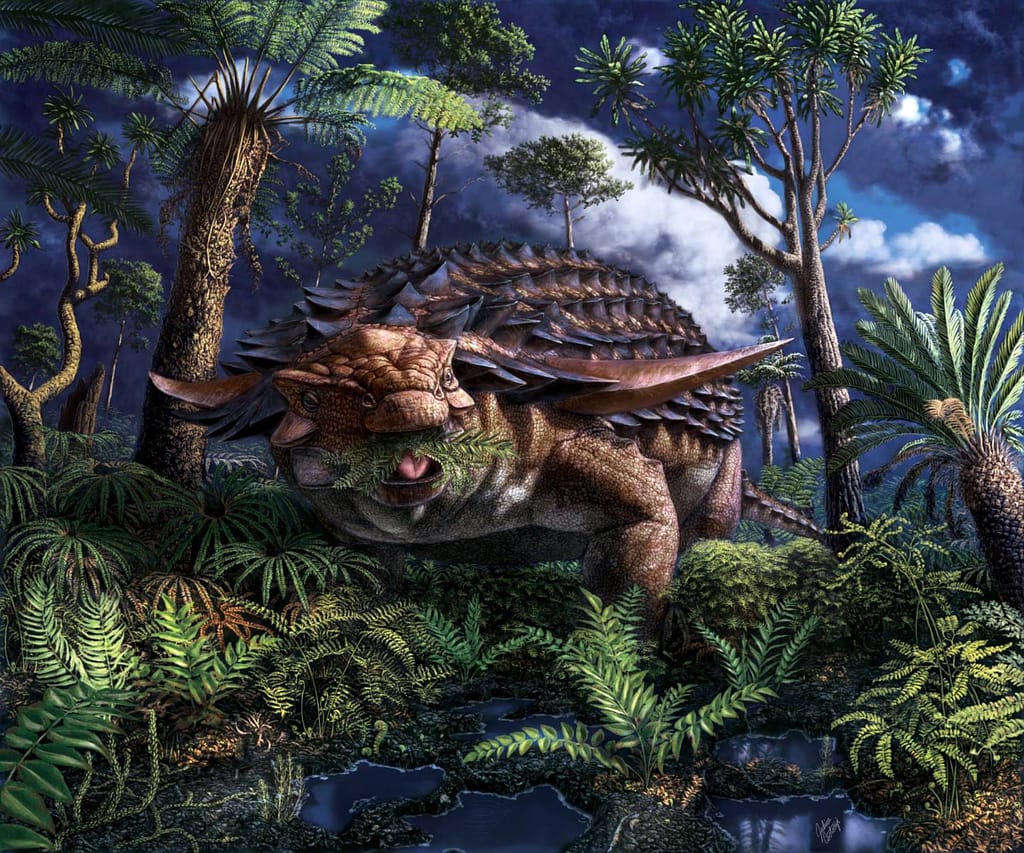 Spicomellus afer, is the earliest-known ankylosaur and the first ankylosaur to be named from Africa. 2 image 8501e Borealopelta markmitchelli